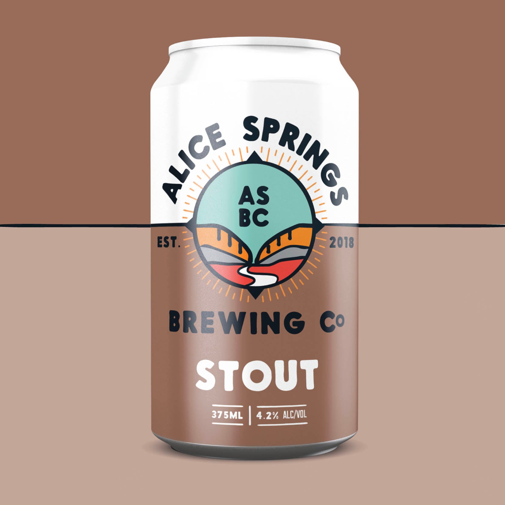 The Alice Springs Brewery Stout beer can