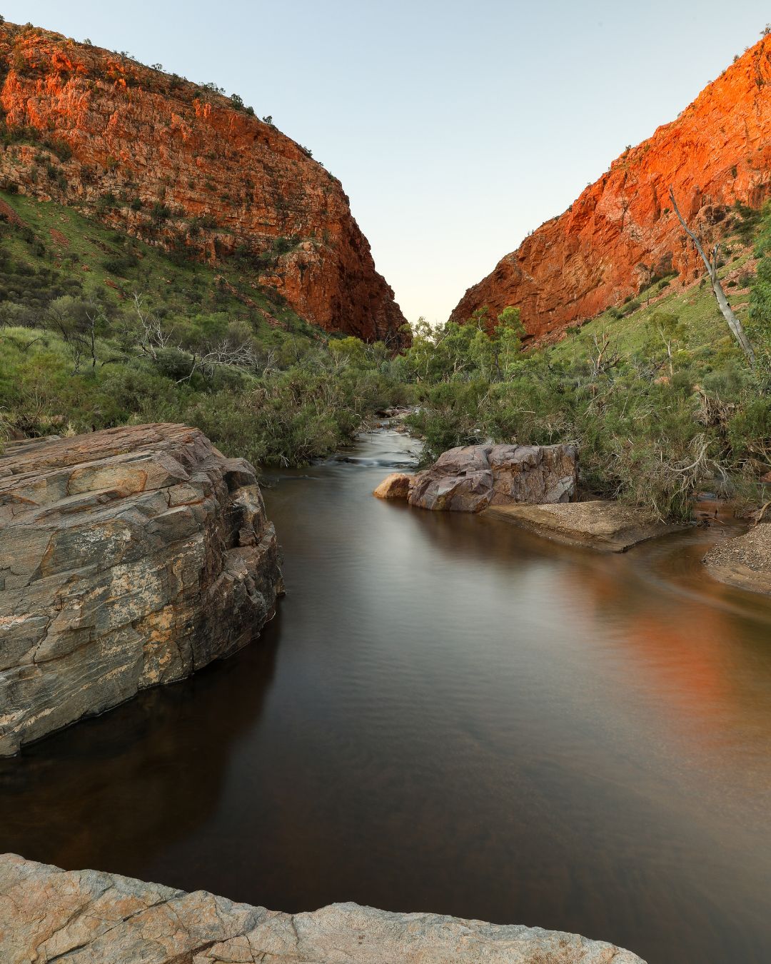 a picturesque gorge near Alice Springs where the Alice Springs Brewery is based