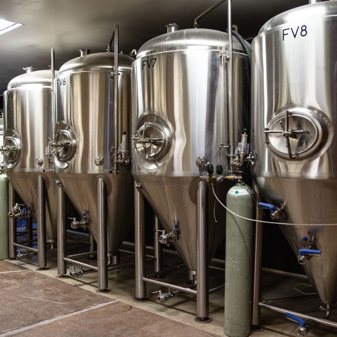on the brewery tour, see the brewing tanks at the alice springs brewery