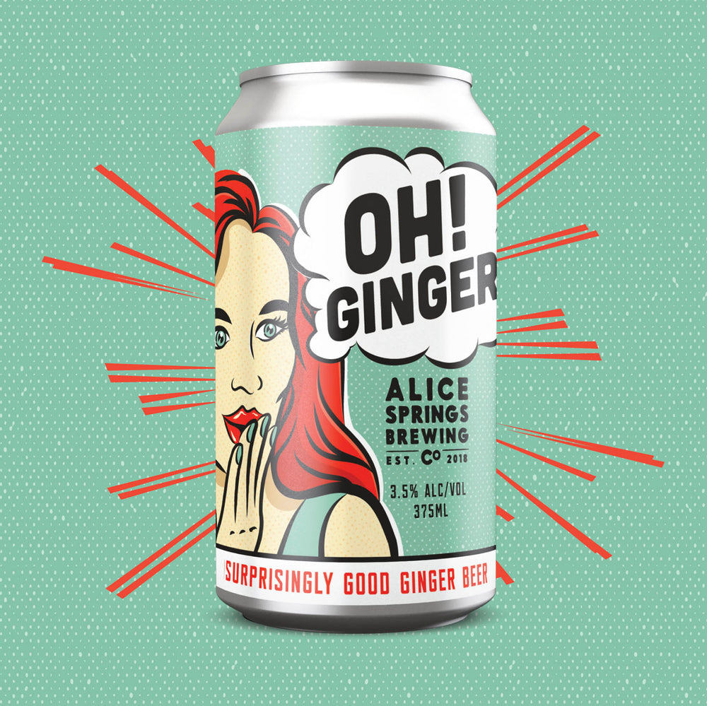 alice springs brewery oh ginger beer can
