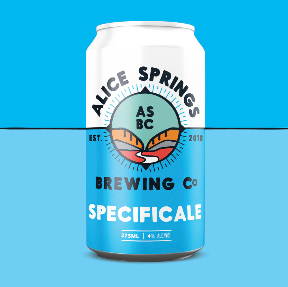The Alice Springs Brewery Specificale Light Pale Ale beer can