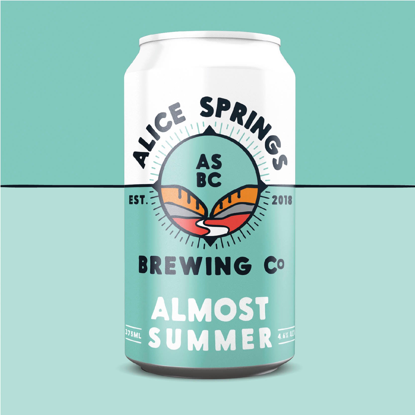 The Alice Springs Brewery Almost Summer Pale Ale beer can
