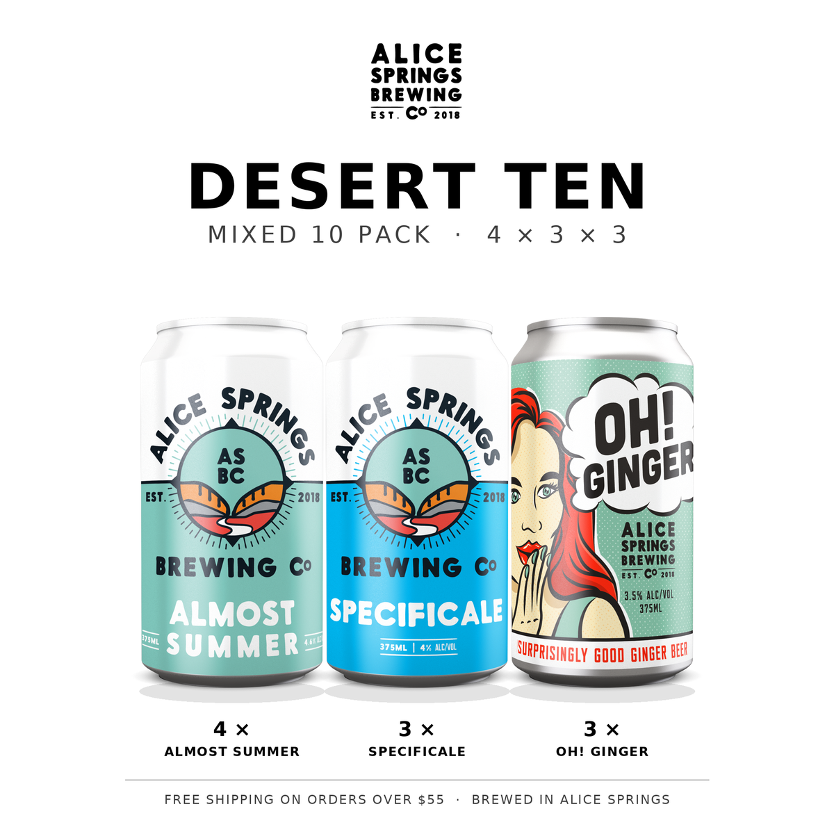 Desert Ten – Mixed 10 Pack